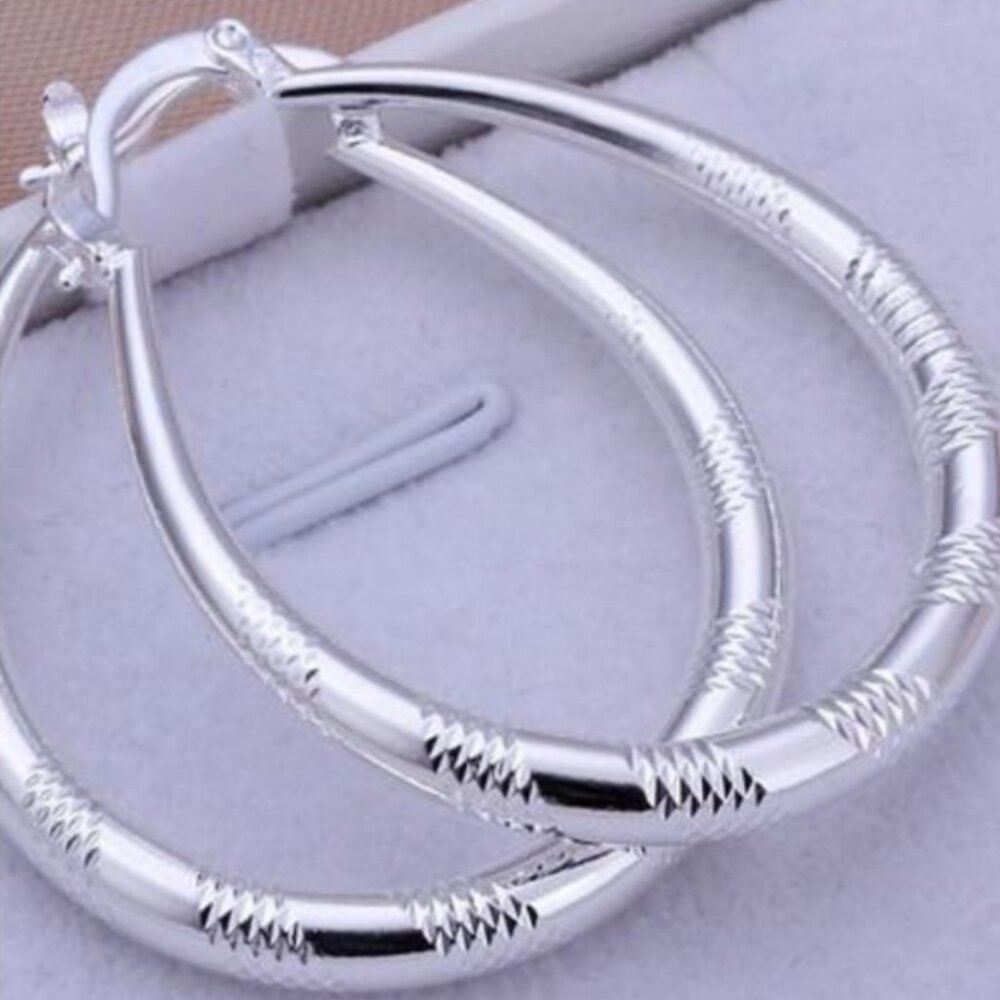 Sterling Silver Hoop Earrings